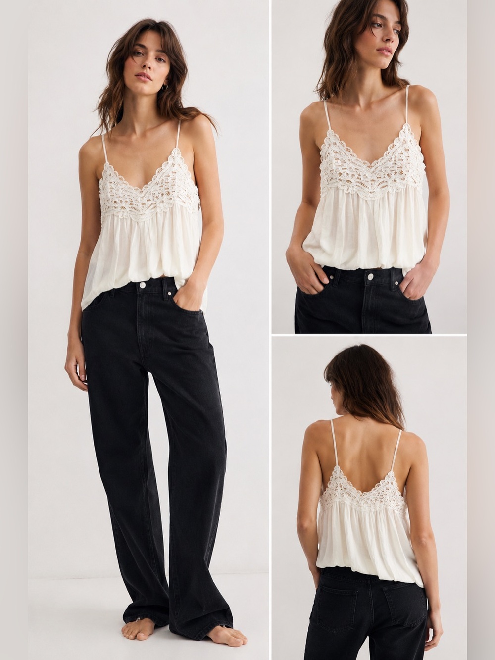 Zara Lace tank top